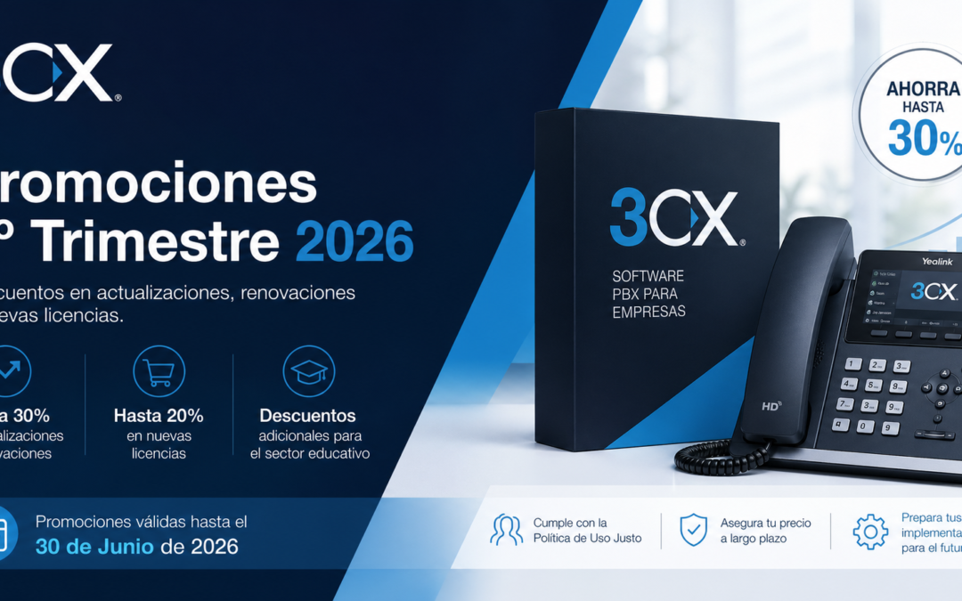 3CX activa promociones especiales en el segundo trimestre de 2026