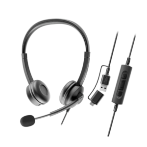 Axtel Flow auricular estéreo USB-A USB-C