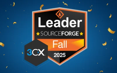 3CX vuelve a ser reconocida como líder por SourceForge en otoño de 2025